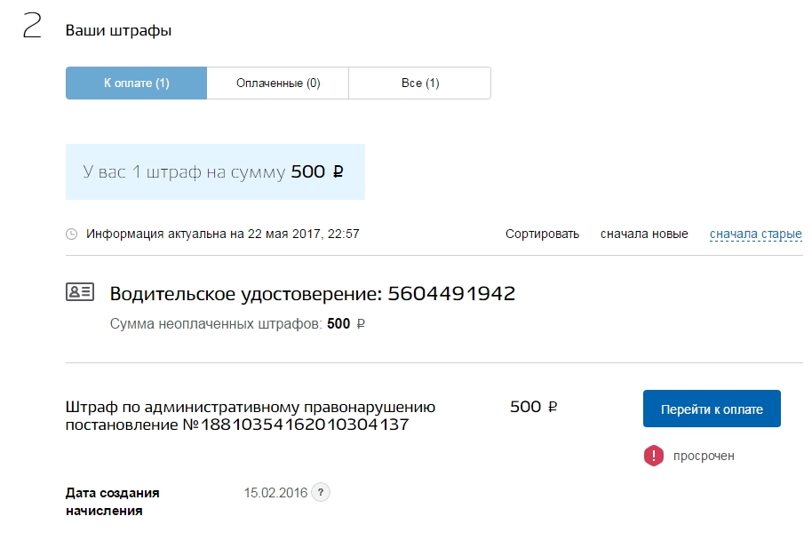 Как посмотреть фото штрафа на госуслугах